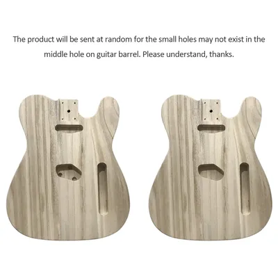 Polished Wood Type Electric Guitar Barrel DIY Electric Maple Guitar Barrel Body For TL Style Guitar