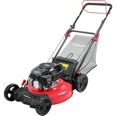 Self Propelled Gas Lawn Mower, 21-Inch Steel Deck 170cc Engine 3-in-1 Mulch, Bag, Side Discharge,