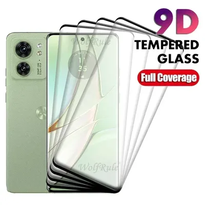 1/2/3/4 PCS For Moto Edge 40 Glass Motorola Edge 40 Tempered Glass Protective 9H Full Cover Curved