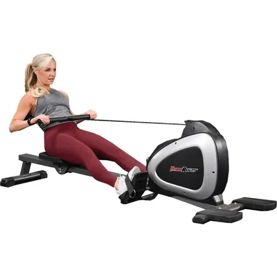 Magnetic Rowing Machine with Bluetooth Workout Tracking Built-In, Additional Full Body Extended