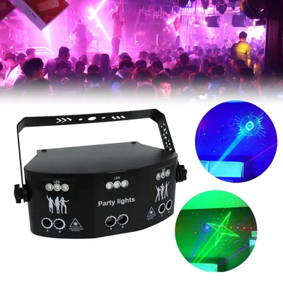 New 15 Eye Strobe Light Wireless Party Lights DJ Disco Party Lights for Party KTV Bar Stage Club