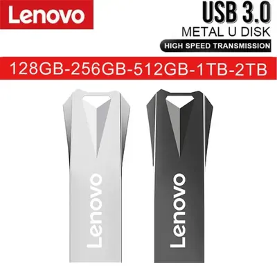 Lenovo 2TB Usb 3.0 Flash Drives High Speed Metal Pendrive 1TB 512GB 256GB Portable Usb Drive