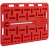 Panneau de triage pour porcs avec rame de triage 120 x 77 cm rouge