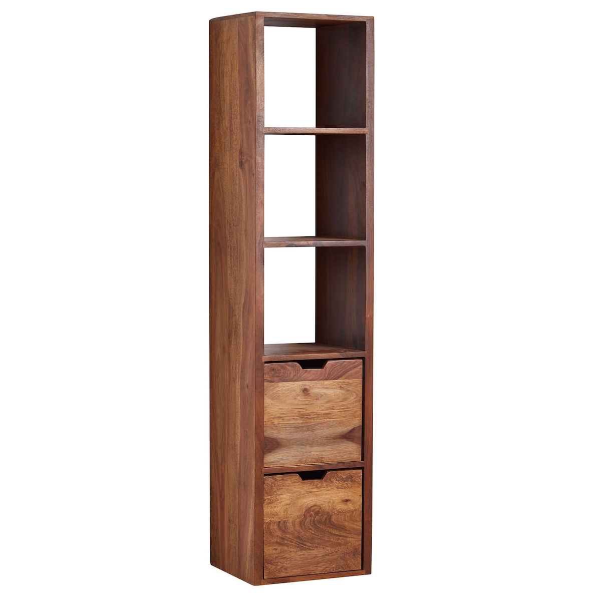 Wandregal FineBuy Schweberegal mit Schubladen 150 cm Holz Regal Hängend Massiv Image