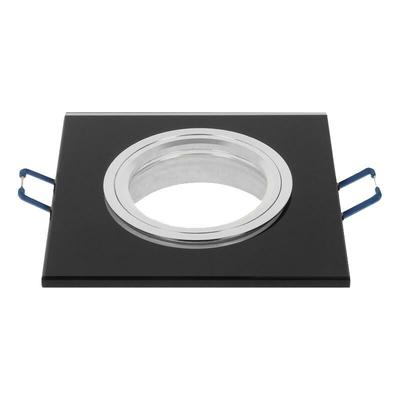 Led Line - Einbaustrahler GU10 Einbaurahmen Glas Ultra Flach (10mm) Einbauleuchte Ø75mm Bohrloch Image