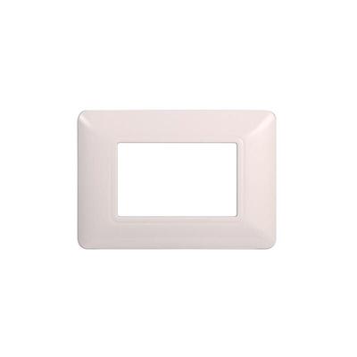 Kompatible Abdeckrahmen Bticino Matix 3 module Kunststoff weiße Farbe Image