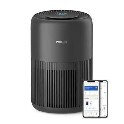 PHILIPS Luftreiniger "AC0951/13 PureProtect Mini 900 Series, Luftreinigungsrate 250 m³/h" 3-Schichten-HEPA-Filtersystem, leise grau (dunkelgrau)