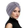 copricapo chemioterapico per donne cappelli chemioterapici turbanti elastici per donne fasce per la testa chemioterapiche cappelli chemioterapici plissettati copricapo oncologico berretto copricapo