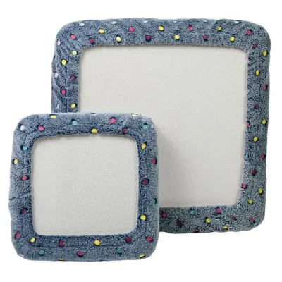 Tufting Frame Cover Flannel Gripper Frame Cover Craft Sewing Hoop Cover with 4 Foam Anti-Collision