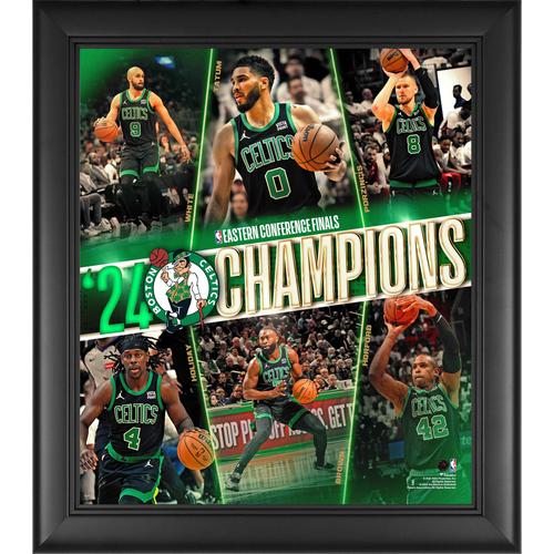 Boston Celtics 2024 Eastern Conference Champions, gerahmte Collage, 15 x 17 Zoll