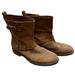 J. Crew Shoes | J. Crew Shoes J Crew Leather Suede Buckle Moto Biker Engineer Boots | Color: Brown | Size: 9