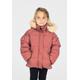 Steppjacke ZIGZAG "Alya", Kinder, Gr. 152, rosa, 100% Polyester, bedruckt, sportlich, normal, hoch geschlossener Ausschnitt, Langarm, Jacken, mit abnehmbarer Kapuze