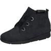 Schnürboots WALDLÄUFER "K-INGA", Damen, Gr. 7,5 (41), blau (nachtblau), Nubukleder, unifarben, klassisch, Schuhe, Stiefelette, Bequemschuh in Komfortweite K = extraweit