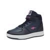 Sneaker KANGAROOS "K-CP Bound Mid EV", Gr. 32, blau (dk navy, daisy pink), Textil, Synthetik, sportlich, Schuhe, wasserabweisend und gefüttert