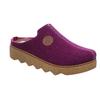 Pantoffel ROHDE "FOGGIA", Damen, Gr. 38, lila (brombeere, meliert), Filz, klassisch, Schuhe, Hausschuh, Schlappen, Clog, Homeslipper mit Profilsohle