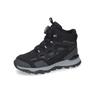Winterboots DOCKERS BY GERLI, Kinder, Gr. 37, schwarz (schwarz, grau), Nubuklederimitat, Textil, sportlich, Schuhe, Freizeitstiefel mit wasserabweisendem DOCK-Tex