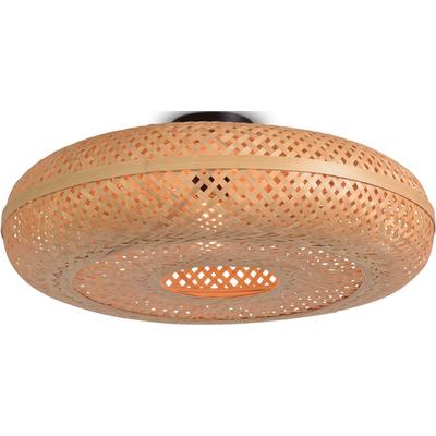 GOOD & MOJO Deckenleuchte "Palawan", beige (natur), Ø 60cm H: 17cm, Lampen, Deckenlampe Deckenleuchte Image
