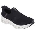 Slip-On Sneaker SKECHERS "GLIDE-STEP PRO-EVERYDAY CITIZEN", Damen, Gr. 40, schwarz, Textil, sportlich, Schuhe, Slipper, Freizeitschuh, Halbschuh in veganer Verarbeitung