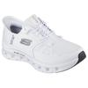 Slip-On Sneaker SKECHERS "GLIDE-STEP PRO", Damen, Gr. 40, weiß, Textil, sportlich, Schuhe Sneaker, Slipper, Freizeitschuh mit komfortabler Heel Pillow Funktion