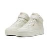 Winterboots PUMA "CARINA STREET MID WTR", Damen, Gr. 40,5, grau (vapor gray, vapor gray, puma gold), Synthetik, sportlich, Schuhe