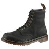 Schnürstiefelette DR. MARTENS "1460 schmale Form", Herren, Gr. 40, schwarz grizzly, Leder, unifarben, klassisch, Schuhe, Plateaustiefel, Winterstiefel mit modischem Blockabsatz