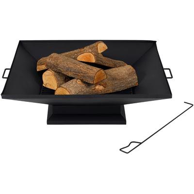 Feuerstelle TEPRO "Penfield", schwarz, B:91cm H:17,65cm L:80cm, Stahl, Feuerkörbe, BxLxH: 91x80x17,5 cm Image