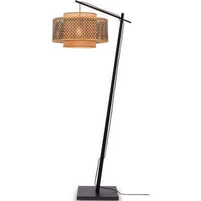 GOOD & MOJO Stehlampe "Bhutan", beige (natur), Ø 50cm H: 176cm, Lampen, Bogenlampe