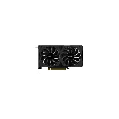 PNY Grafikkarte "GeForce RTX 4060 8GB VERTO Dual Fan DLSS 3" Grafikkarten schwarz