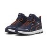 Winterboots PUMA "EVOLVE TRAIL JR", Damen, Gr. 35,5, blau (club navy, maple syrup), Synthetik, sportlich, Schuhe, Snowboots, Winterstiefel, Winterschuhe