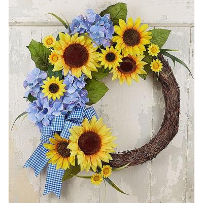 1-800-Flowers Flower Delivery Keepsake Farmhouse Sunflower Wreath - 18