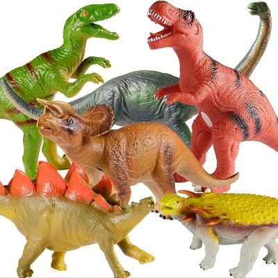 TEMU Dinosaur Toys For Kids Toddlers - Soft Dinosaur Toys For -5, 6pack Jurassic Dinosaurs Christmas Gifts