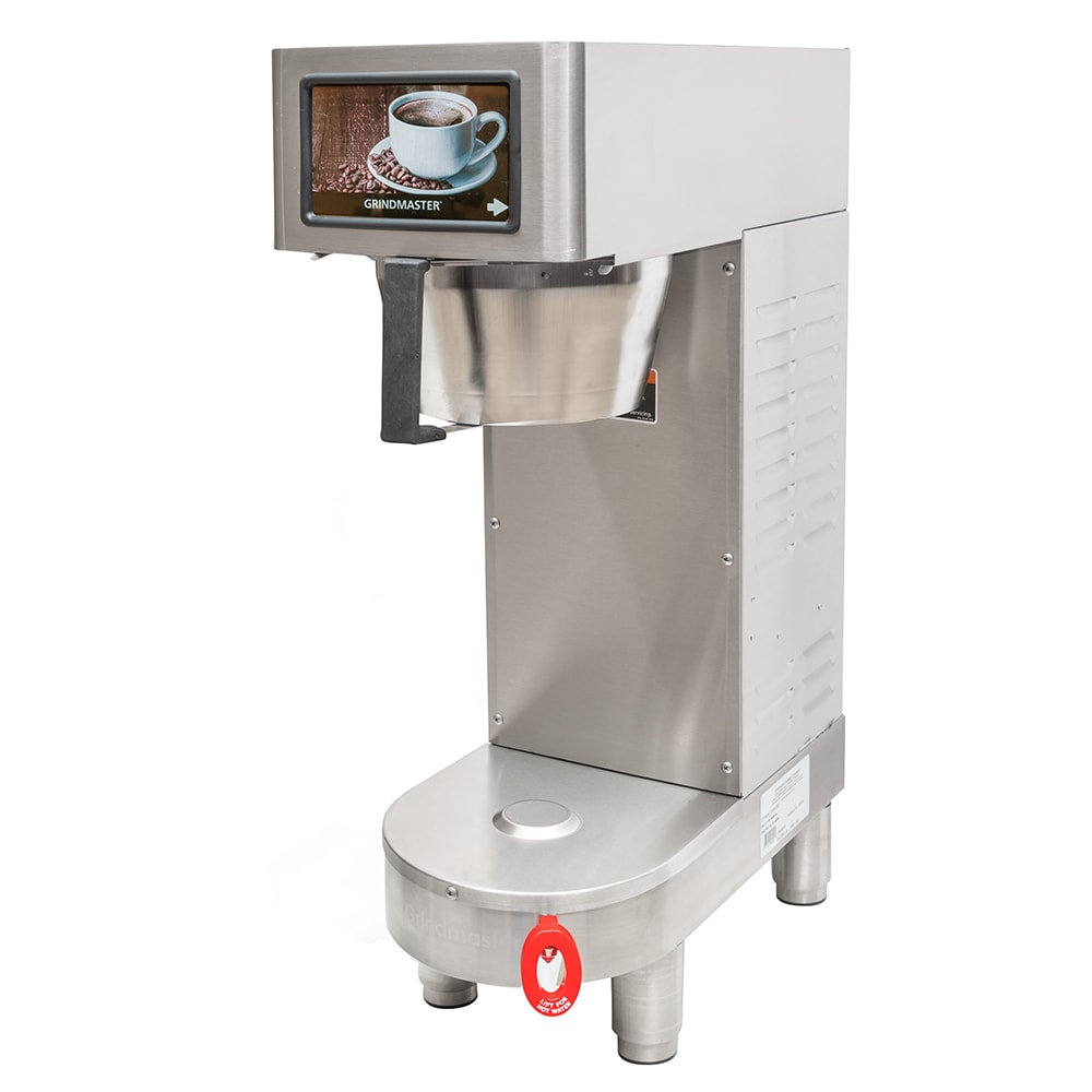 Grindmaster PBC-1A Single Coffee Brewer for 1 1/2 gal Shuttle - Digital Control, 240v/1ph, Silver