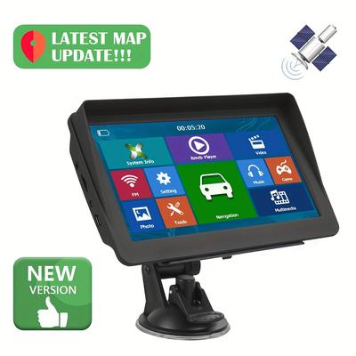 TEMU 7'' Cars Sat Nav Gps Navigation With Free Maps Touch Screen Built-in 8gb Rom Support Fm Radio Mp3 Mp4 Support 3d Navigation Tf/mmc 32gb