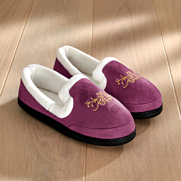 Hausschuh mit Fleecefutter "Rubin" Image