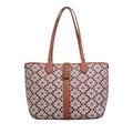 Kate Spade New York Shopper - Spade Flower Jacquard Spade Flower Jacquard Medium - Gr. unisize - in Braun - für Damen - aus Canvas & Leder & Textil & Leder