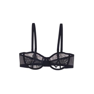 Plus Size Women's The Balconette - Mesh by CUUP in Black (Size 34 H)