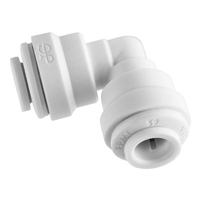 John Guest® PP0308W-US 1/4" White Polypropylene Push-To-Connect Elbow