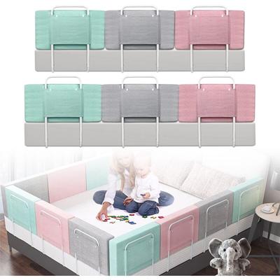 Naizy - Bettgitter 60 cm Baby Bett Rausfallschutz 5-Stufen höhenverstellbar Kinder Bettschutzgitter Image