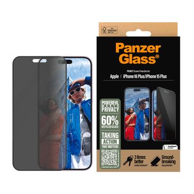 PANZERGLASS Displayschutzglas "Privacy Screen Protection", transparent, B:11,00cm H:1,30cm T:19,50mm, Displayfolien, Displayschutzfolie, Schutzfolie, Bildschirmschutz, kratz- & stoßfest Image
