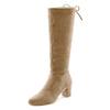 Schlupfstiefel LASCANA, Damen, Gr. 37, braun (sand), Obermaterial: 100% Textilmaterial. Futter: 100% Textilmaterial. Decksohle: 100% Lederimitat. Laufsohle: 100% Synthetik, unifarben, modisch, Schuhe, Schlupfboots, Slouchy Boots, Slip-On, Stretch &...
