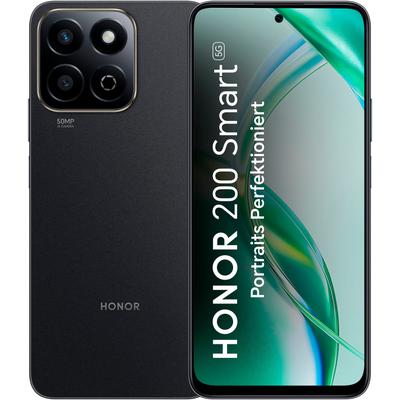 HONOR Smartphone "200 Smart", schwarz (mitternachtsschwarz), 256 GB, Mobiltelefone