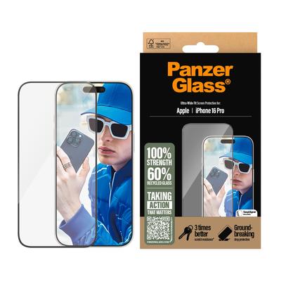 PANZERGLASS Displayschutzglas "Ultra-Wide Fit Screen Protection" Displayfolien Displayschutzfolie, Schutzfolie, Bildschirmschutz, kratz- & stoßfest farblos (transparent)