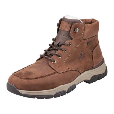 Winterboots RIEKER, Herren, Gr. 40, braun (braun, used), Leder, sportlich, Schuhe, mit wasserabweisender TEX_Membrane Image
