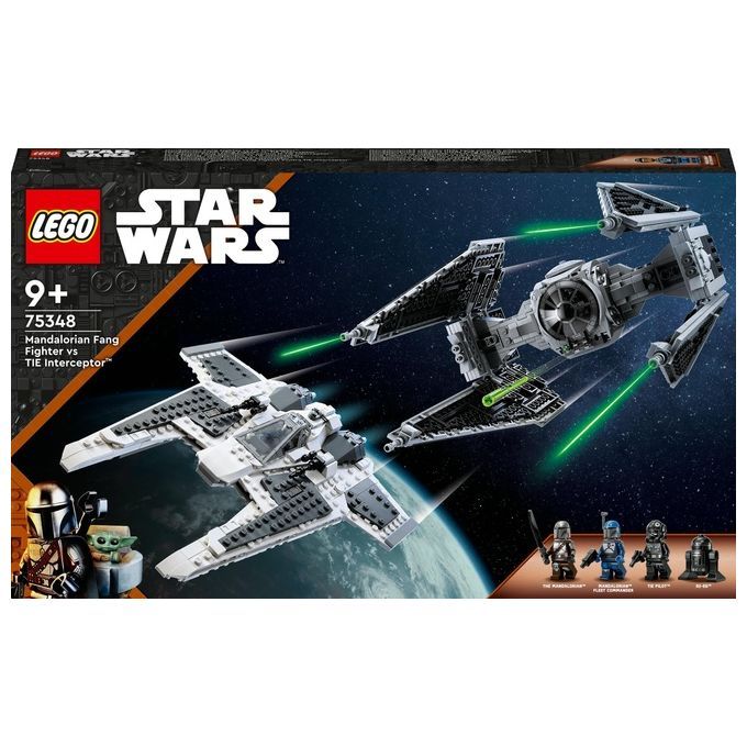 LEGO Star Wars 75348 Fang Fighter Mandaloriano vs TIE Interceptor, Mod
