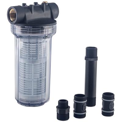 Vorfilter AL-KO "250/1 Zoll", transparent, B:13cm H:29,5cm L:15cm, Kunststoff, Filteranlagen, für Hauswasserwerk HW 3000 Inox Image