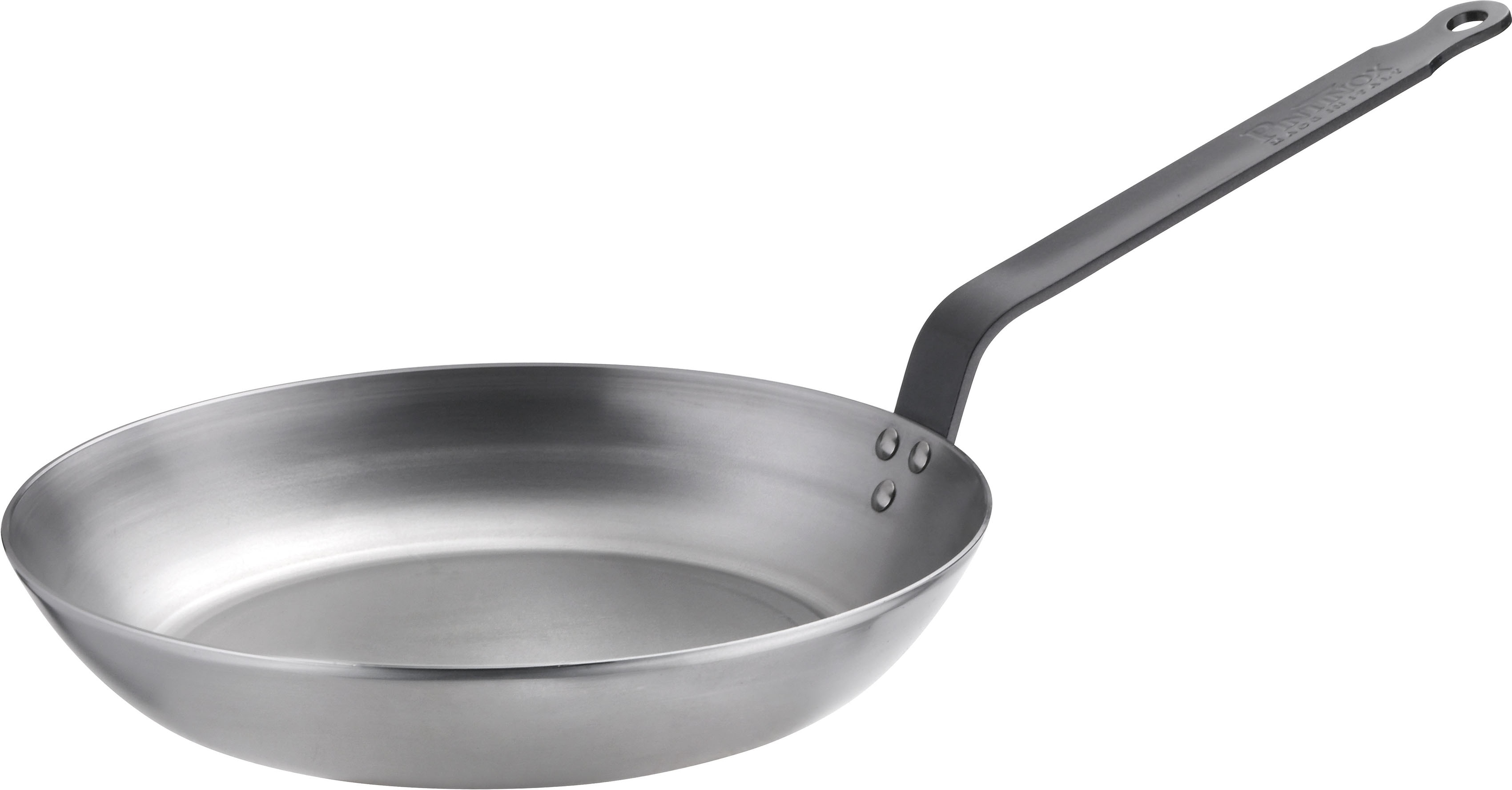 Bratpfanne PINTINOX "Excalibur", silber (edelstahlfarben), H:5,4cm Ø:32cm, Pfannen, Bratpfanne, mit Stiel, Induktionsgeeignet Image