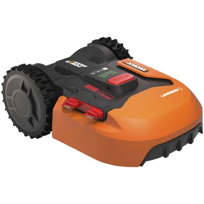 Rasenmähroboter WORX "Landroid S400", orange (baumarkt), Rasenmähroboter, 400m², 20V/2Ah, 18cm/20-50mm, WiFi/Bluetooth, 