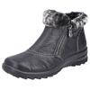 Winterboots RIEKER, Damen, Gr. 40, schwarz, Leder, sportlich, Schuhe, mit Rieker-TEX-Membran