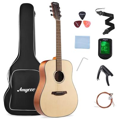 Acoustic Guitar,41"Acoustic Guitar Kit Full Size