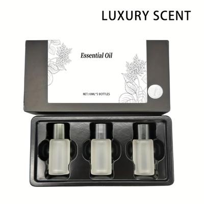 TEMU Car Diffuser Fragrance Refill, 3 Bottles, 10ml Each Freshener, Long-lasting Fragrance Scent Scented Perfume Aroma